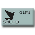 2" x 1" Polystyrene Digitally Printed Name Badge.